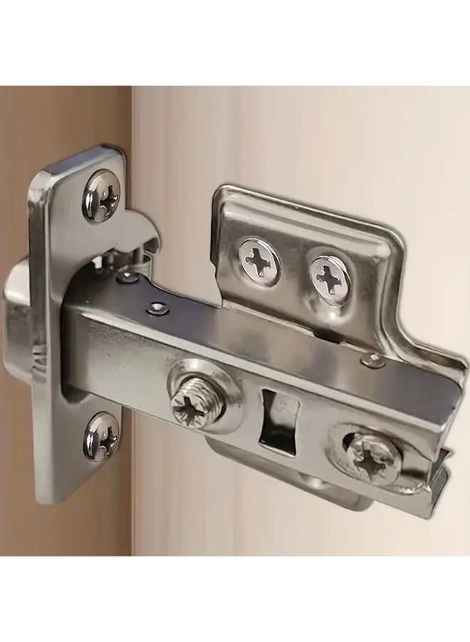 10 Pcs Half Cover Hinge Soft Closing Cabinet Door Hinges Modern Minimalist Style - Image 3