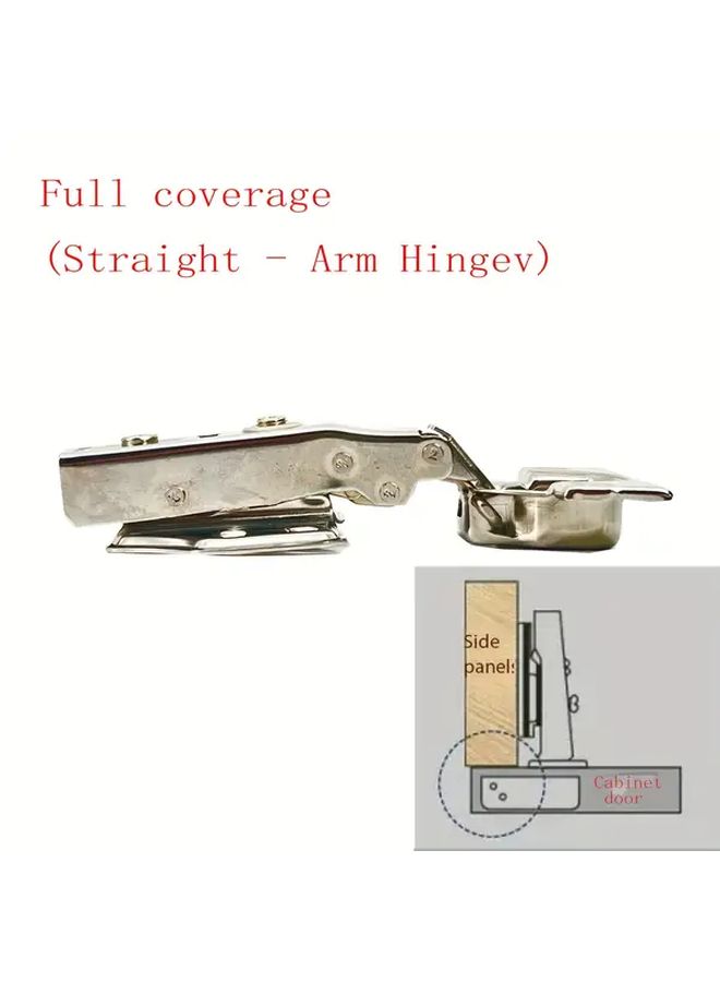 10 Pcs Half Cover Hinge Soft Closing Cabinet Door Hinges Modern Minimalist Style - Image 5