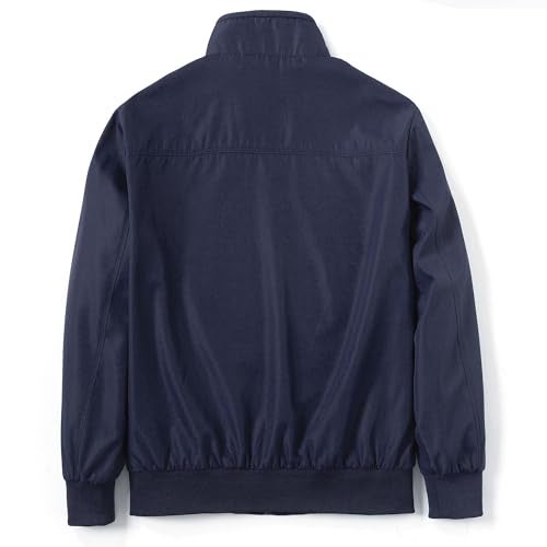 URBANFIND Men's Sports Shell Jacket Lightweight Windbreaker Outdoor Recreation Coat US XL Navy Blue - Image 2