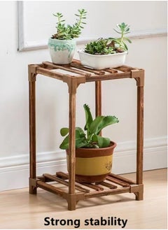 Kutis 11-Tier Plant Flower Display Stand Plant Flower Stand Rack Brown  - Image 2