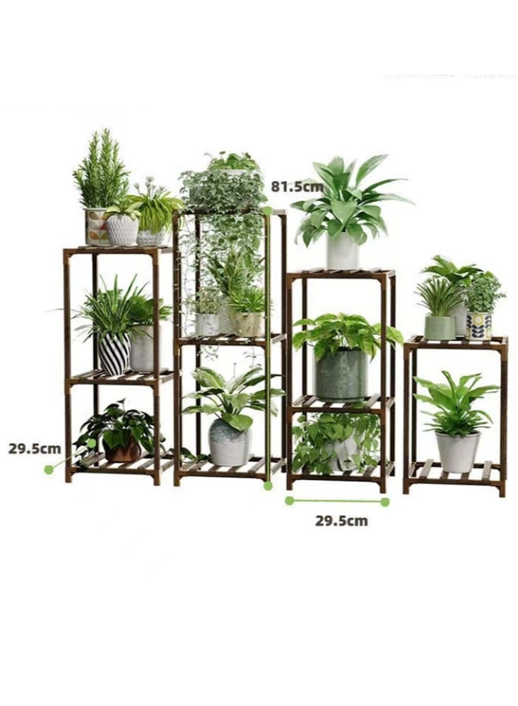 كوتيس 11-الطبقة زهرة عرض النبات حامل زهرة النبات حامل الرف البني - Image 5