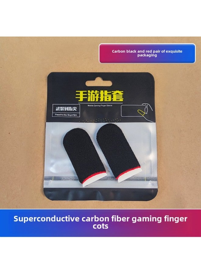Digital Computer Game Controller Wireless Bluetooth Gamepad For Ps3 Ps4 Xbox 360 Xbox One Nintendo Switch Android Ios-Product Color:Carbon Fiber Black And Red Pair (exquisite Packaging)  - Image 1