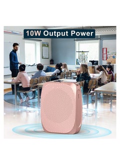 KASTWAVE Wireless Voice Amplifier, Portable Mini Voice Amplifier with Wired Microphone Headset Waistband, Supports MP3 Format Audio for Teachers, Singing, Coaches, Training, Presentation, Tour Guide  - Image 5