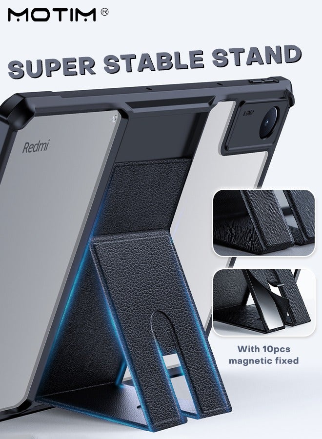Motim Xiaomi Redmi Pad 10.61 Inch 2022 Case Cover, MLT Grade Protective Shockproof Cover with Kickstand, Clear Hard Back Case with Hidden Handstrap - Image 3