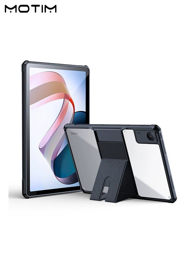 Motim Xiaomi Redmi Pad 10.61 Inch 2022 Case Cover, MLT Grade Protective Shockproof Cover with Kickstand, Clear Hard Back Case with Hidden Handstrap - Image 2