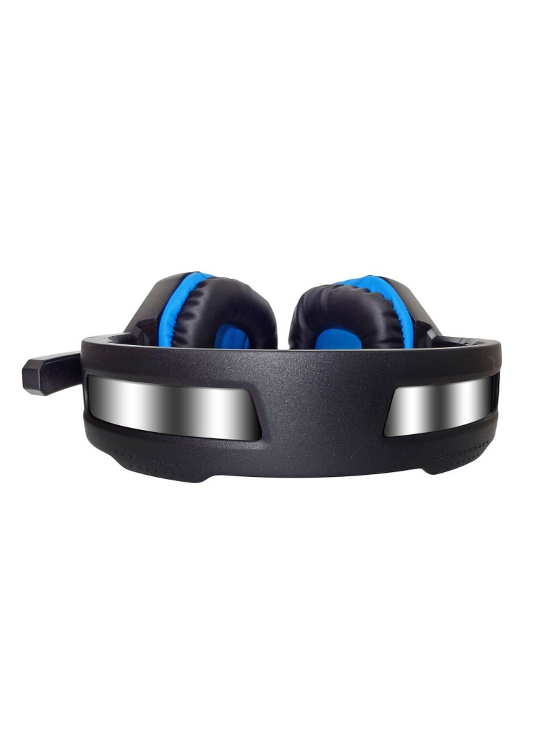 Datazone Wired Gaming Headset with Professional Blue Lighting, Noise Cancelling, and High-Precision Surround Sound – Compatible with PS5, PS4, PC, XBOX – High Quality and Designed for Gaming Enthusiasts - Image 4