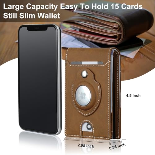 furid Smart Card Wallet for Men Slim: Minimalist Wallet For Men - RFID Blocking Pop Up Front Pocket Wallet, Metal Wallet 11 Card Holder - Image 4