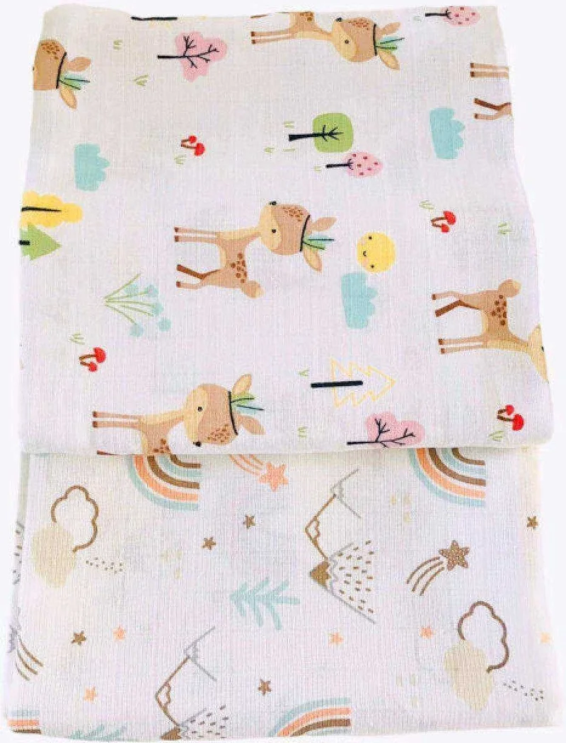 juniperus 2-Piece Multi-Purpose Muslin Blanket