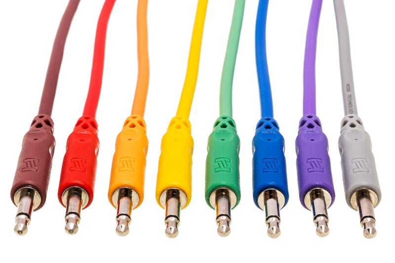 Hosa CMM-845 Unbalanced Patch Cables, 3.5 mm TS to Same, 1.5 Feet - Image 5