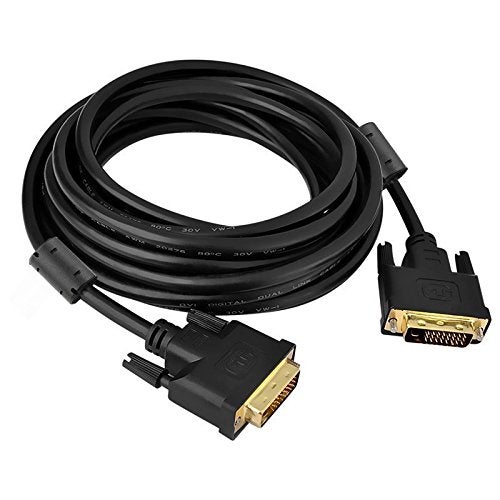 axGear DVI to DVI-D Cable Dual Link Male M/M 1.8m 6ft Video Cord Connector - Image 2