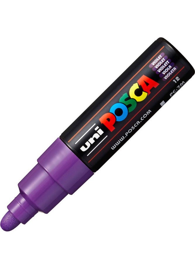 Uni Posca PC-7m Painting Marker 4.5-5.5 mm Purple 