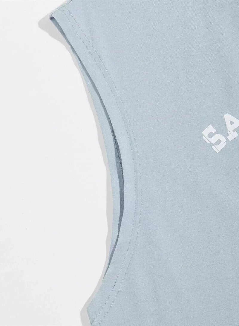 Men Letter Graphic Tank Top - Image 4