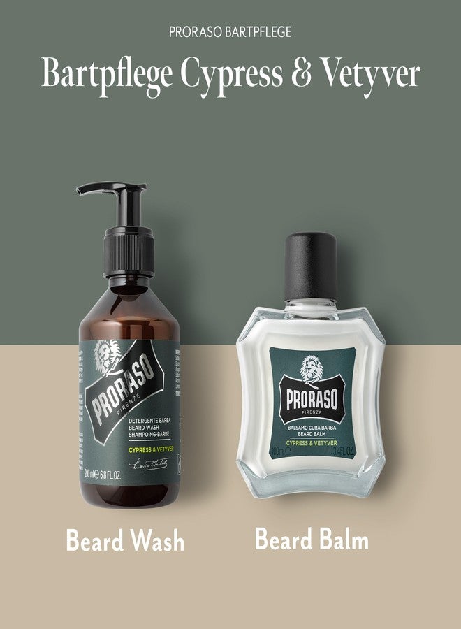 Proraso Beard Care Duo Kit for New or Short Beards with Beard Balm and Beard Wash, Cypress & Vetyver - Image 3