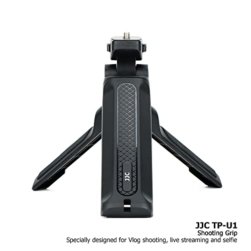 JJC Portable Camera Mini Shooting Grip Tripod for Sony ZV-E10 ZV-1 A6700 A6600 A6500 A6400 A6300 A6100 A7C RX100VII for Canon R7 R10 R50 R100 M200 M6 M50 Mark II G7XIII for Panasonic G85 for Nikon Z50 Z30 - Image 2
