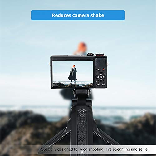 JJC Portable Camera Mini Shooting Grip Tripod for Sony ZV-E10 ZV-1 A6700 A6600 A6500 A6400 A6300 A6100 A7C RX100VII for Canon R7 R10 R50 R100 M200 M6 M50 Mark II G7XIII for Panasonic G85 for Nikon Z50 Z30 - Image 4