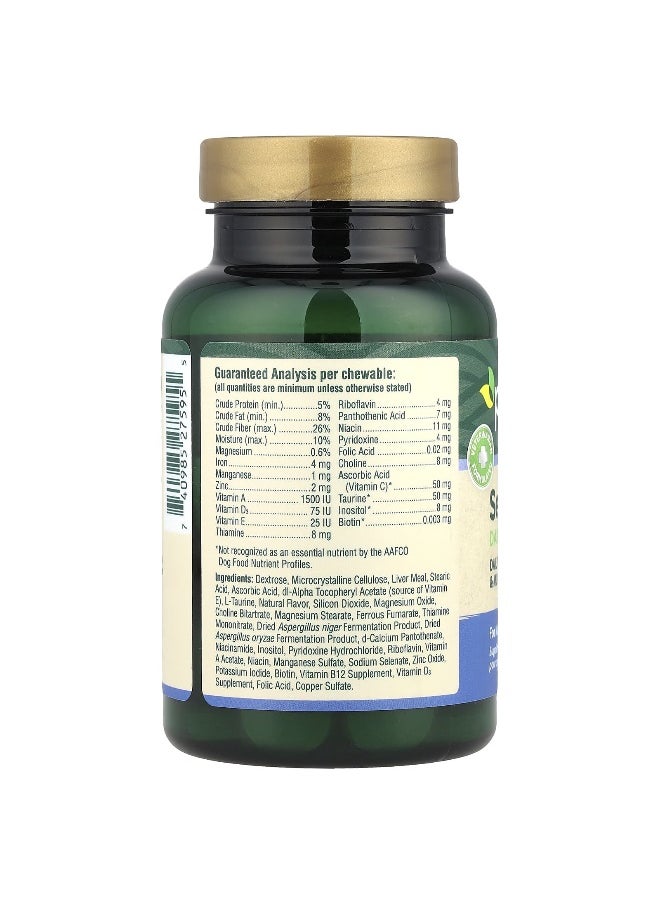 petnc NATURAL CARE petnc NATURAL CARE, Senior Multi Daily Formula, Senior Dog, Liver, 60 Chewables  - Image 2