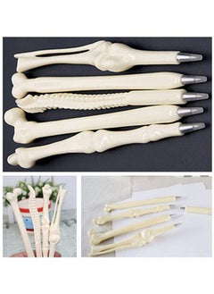 MXXGMYJ Creative Novelty Bone Shape Ink Ballpoint Pens Finger Pen Nurse Doctor Pen Stationery Gift Crazy Student Gift Pack Of 20  - Image 5