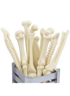 MXXGMYJ Creative Novelty Bone Shape Ink Ballpoint Pens Finger Pen Nurse Doctor Pen Stationery Gift Crazy Student Gift Pack Of 20  - Image 2