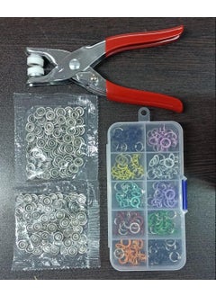 MAKE ITA ENTERPRISE MAKE ITA ENTERPRISE Snap Buttons Easy to Operate 100 Sets Five Prong Buckles 100 Sets Snap Buckles Leather Snap Kit for Baby Childrens Clothing for Household Machine Pliers Press Tool Kit  - Image 4