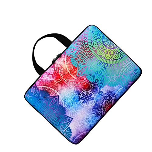 HEABPY 11" 11.6" 12" 12.1" 12.5" inch Laptop Carrying Bag Chromebook Case Notebook Ultrabook Bag Tablet Cover Neoprene Sleeve Fit Apple MacBook Air Samsung Google Acer HP DELL Lenovo Asus (Beautiful Mandala) - Image 3