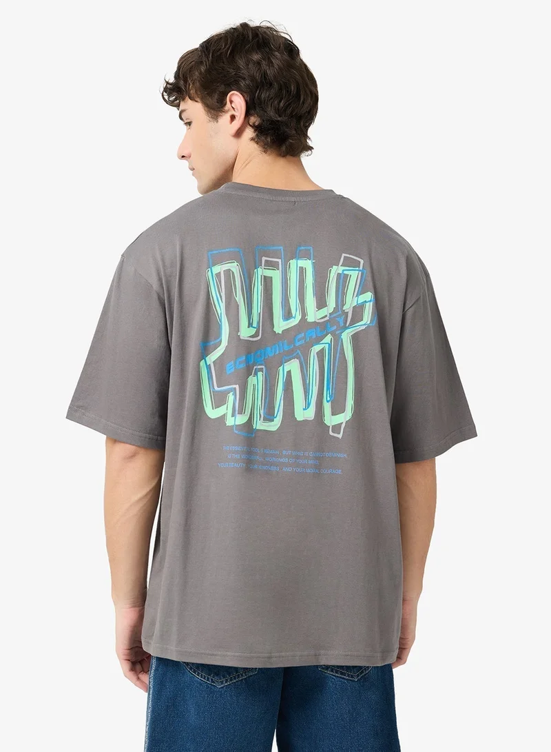 سفنتي فايف تيشيرتات مطبوعة برسومات مقاس عادي