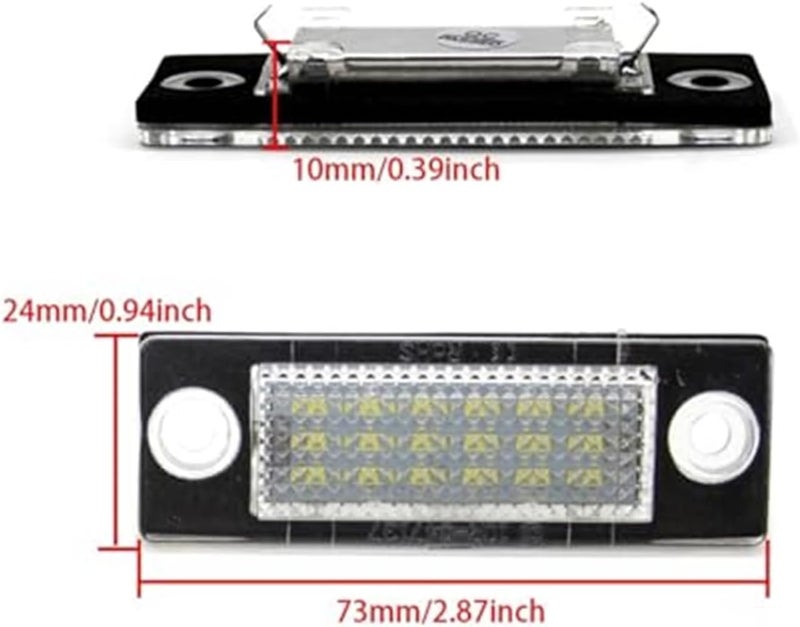 Wivplex LED License Plate Light Set for Skoda - Image 5