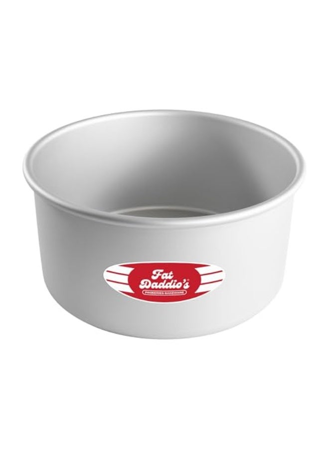 Fat Daddios PRD84 Anodized Aluminum Round Cake Pan 8 x 4 inch - Image 1