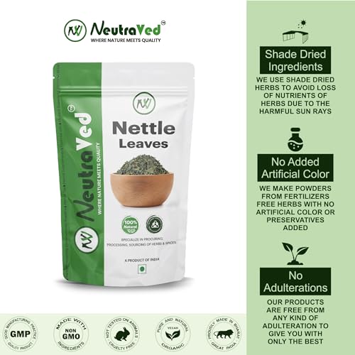 NeutraVed Nettle Leaf, Stinging Health Supporting Herb Tea, Collect from Himalayan Belt - 50g - Image 4