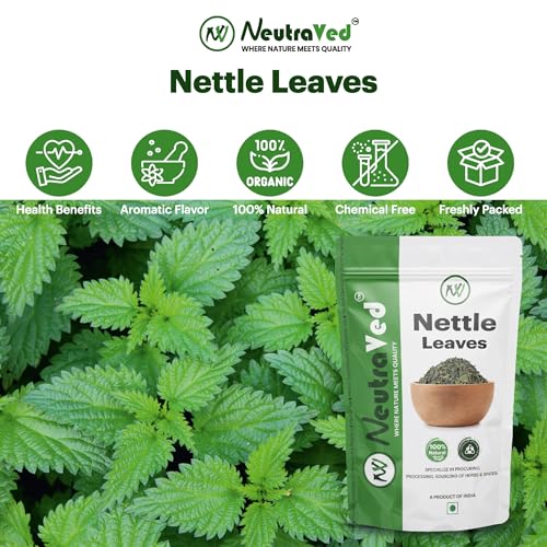 NeutraVed Nettle Leaf, Stinging Health Supporting Herb Tea, Collect from Himalayan Belt - 50g - Image 2