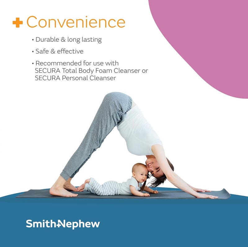 Smith&nephew كريم سميث + نيبو SECURA الإضافي الواقي (EPC) في أنبوب، كريم طفح الحفاضات للبالغين، واقي جلد السلس، 3.25 أونصة أبيض - Image 5
