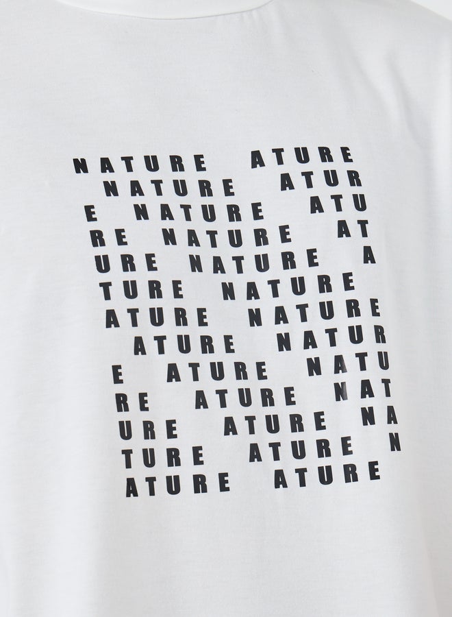 Styli Graphic Print T-Shirt and Checkered Pyjama Set - Image 3