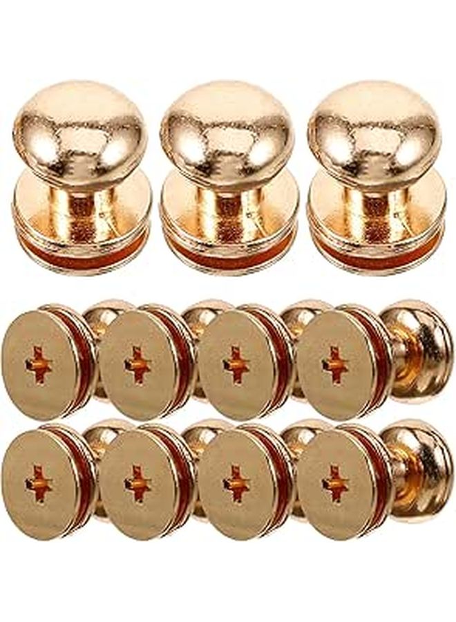 Zinc Alloy Gold Round Knobs 50pcs Mini Furniture Pulls for Cabinet Drawer Handles - Image 1