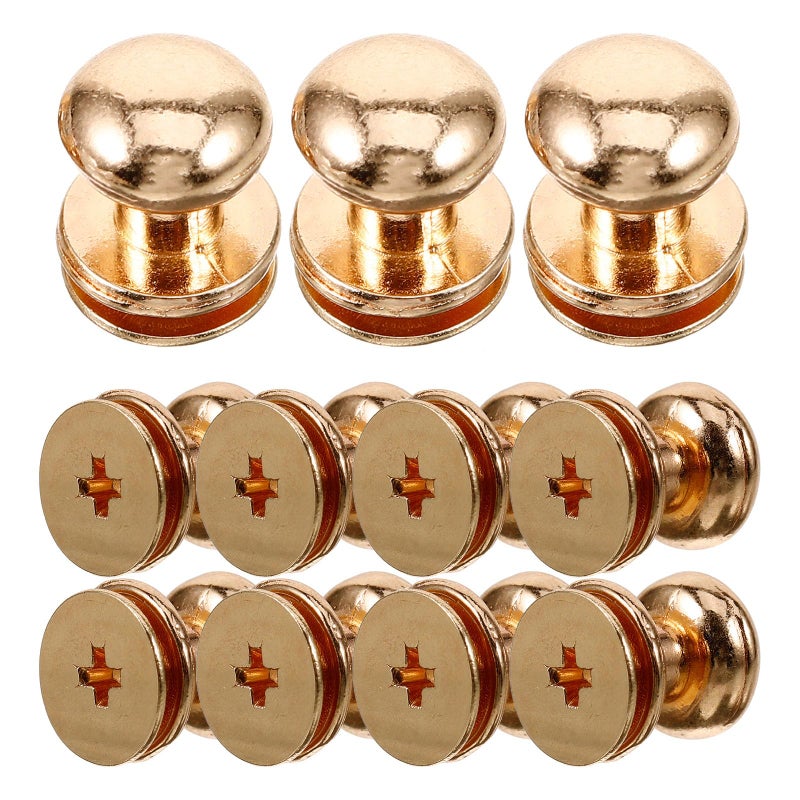Zinc Alloy Gold Round Knobs 50pcs Mini Furniture Pulls for Cabinet Drawer Handles - Image 2
