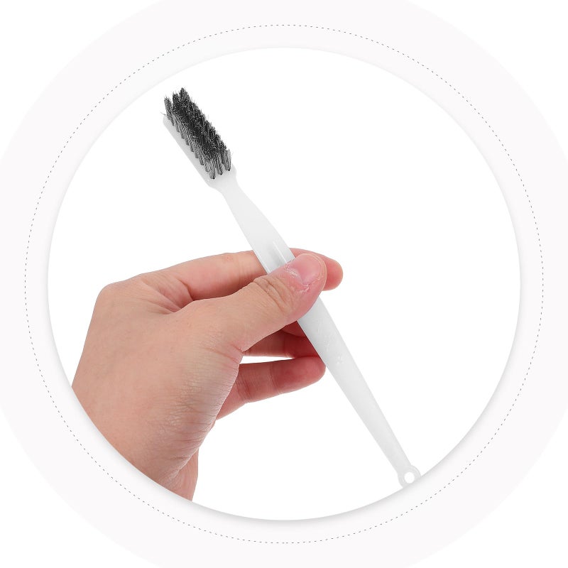 4 Row Mini Stainless Steel Wire Brushes For Rust Removal Precision Cleaning Printer Nozzle Small Parts Maintenance - Image 4