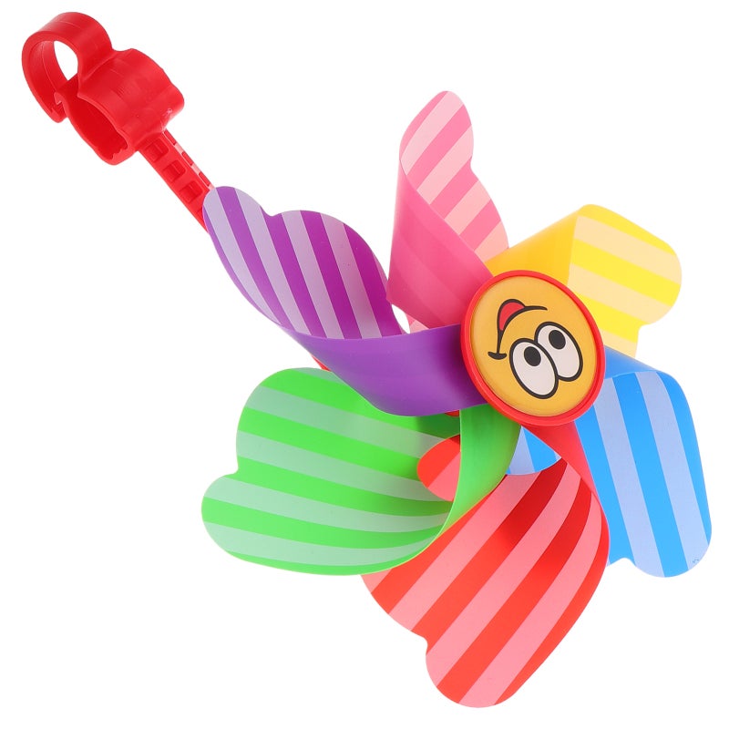 Kids Bike Windmill Toy Bike Handlebar Pinwheel Decoration Detachable Colorful Windmill For And Scooter Riding Accessories Children Outdoor Play - Image 3