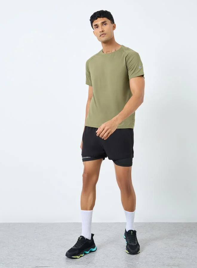 ستايلي اكتيف تيشيرت تدريب ستايلي قابل للتمدد