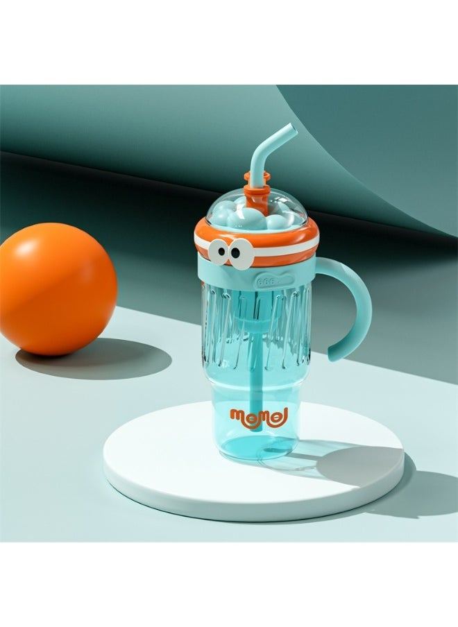 NIBEMINENT 1200ML High Appearance Level Plastic Cup With Handle Large Capacity Big Mac Water Cup Summer Coffee Tea Bin Bobo Straw Ice Bully Cup  - Image 1