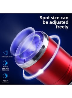 Generic Skyfire Led Night Fishing Lamp Fishing Lamp Super Bright Blue Violet Xenon Lamp Strong Light Wild Fishing Table Fishing Five Light Source Induction-Color:SF-DYD-459S Upgrade Red + For Huawei Line Configuration  - Image 2