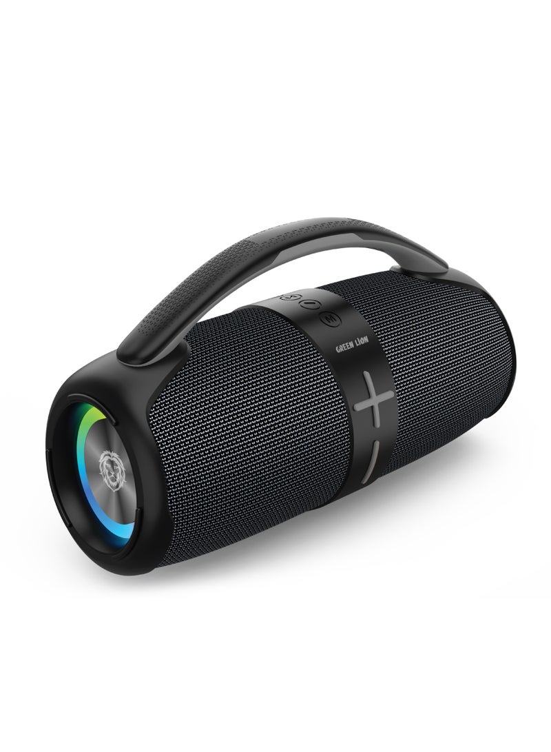 GREEN LION Parma Pro Wireless Speaker / Dual TWS 40W Output / 4000mAh Battery / JL 5.2 Bluetooth / RGB Lighting / Immersive Audio and Outdoor Adventures - Grey - Image 1