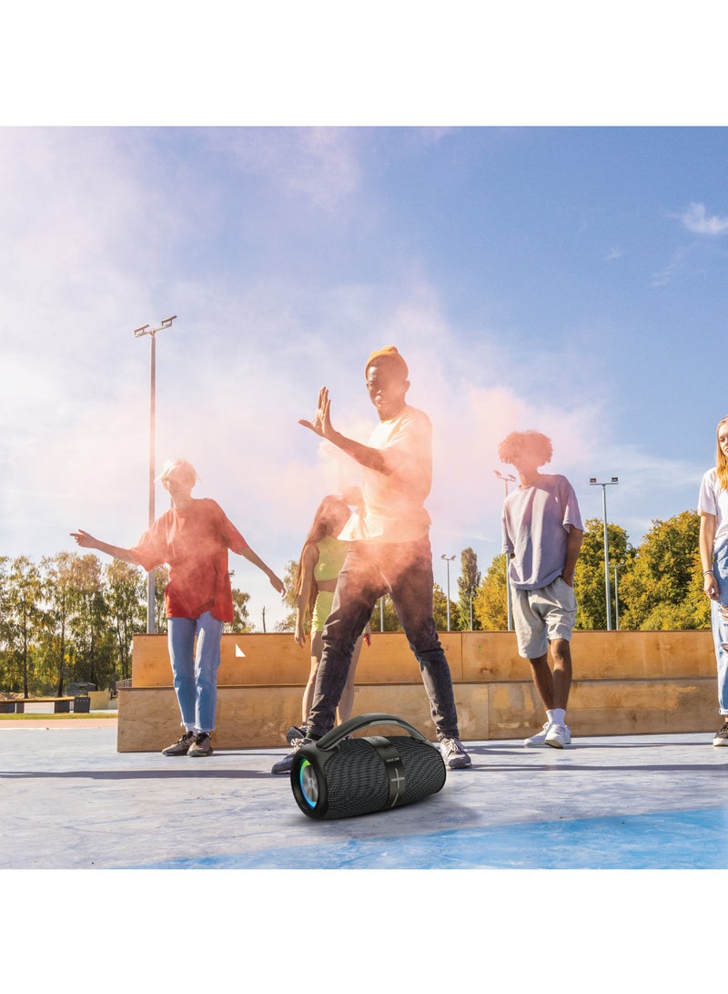 GREEN LION Parma Pro Wireless Speaker / Dual TWS 40W Output / 4000mAh Battery / JL 5.2 Bluetooth / RGB Lighting / Immersive Audio and Outdoor Adventures - Grey - Image 2