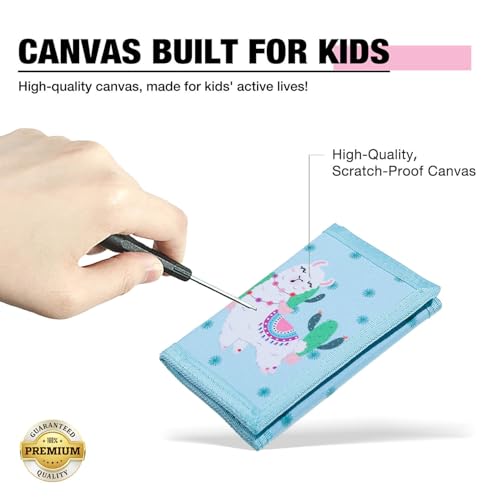Amutta 3 Pieces Kids Wallet for Girls and Women - Little Girls Wallet for Kids with Magic Sticker, Toddler Wallet for Girls with Coin Pocket, RFID Unicorn Wallet Girls Gift Ideas - Image 3