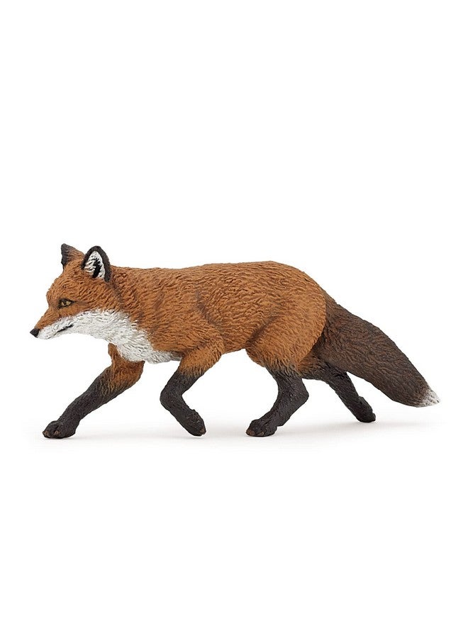 Papo Papo -hand-painted - figurine -Wild animal kingdom - Fox -53020 -Collectible - For Children - Suitable for Boys and Girls- From 3 years old - Image 1