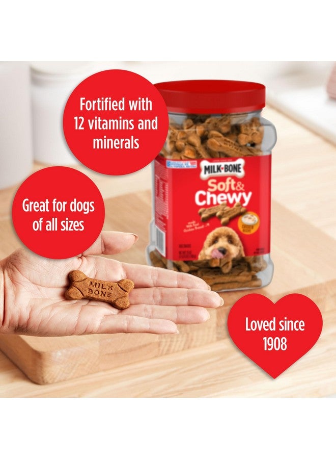 MILK-BONE Soft & Chewy Dog Treats, Chicken Recipe With Chicken Breast, 25 Ounce Container - Image 2