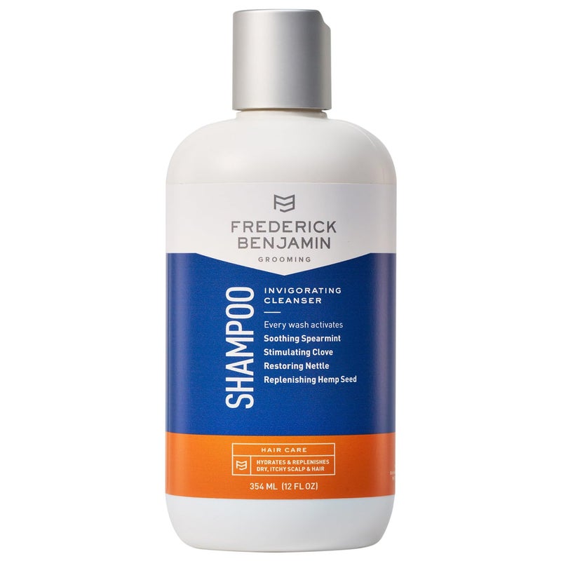 Frederick Benjamin Shampoo, with Natural Oils, Cleanses & Hydrates Dry Scalp & Hair, 12oz - Image 1