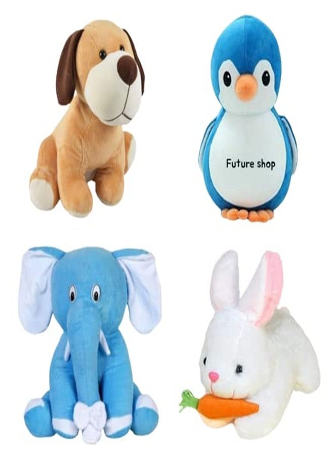 Future Shop Pack of 4 Elegant Soft Toys Combo (Combo-3) - Image 1