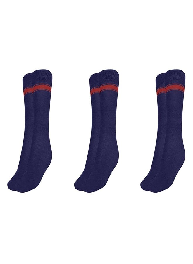 MUKHAKSH Boys KV Calf Socks(3 Pairs) 3-4Y - Image 1