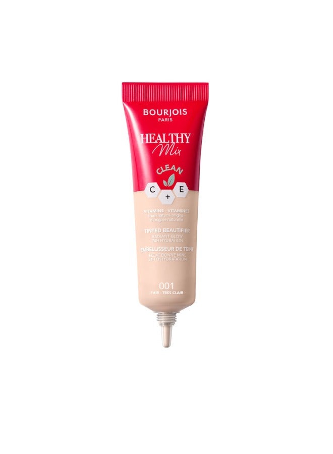 BOURJOIS PARIS Healthy Mix Tinted Beautifier – 001– Fair, 30ml - Image 1