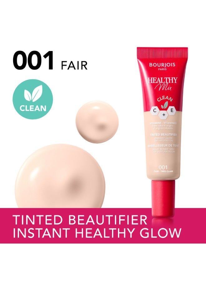 BOURJOIS PARIS Healthy Mix Tinted Beautifier – 001– Fair, 30ml - Image 4