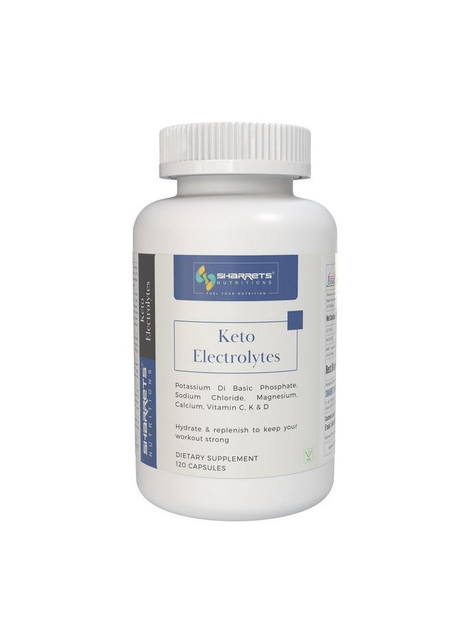 Sharrets KETO Electrolytes 2 x 120 Capsules- Essential Minerals (K,P, Na,Cl, Mg,Ca) and Vitamins C, D, & K2- Perfect for Athletes, Bodybuilders, and Marathon Runners - Image 2