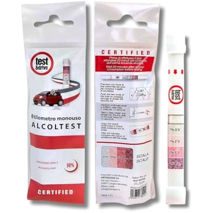 rayihni Kaxilu Car Alcohol Tester - Approved by the European Community - Certified (Pack of 1), Accurate Results (On Breath) - Image 2